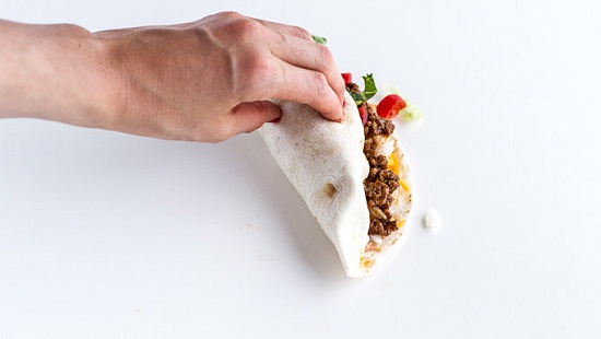 cách làm Taco hình nón 9