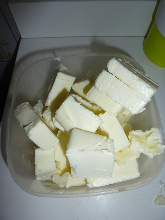 bơ cắt miếng